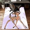 Custom Bambi Mat Personalized Name, Polyester Washable Indoor Entryway Rug, Gift for Christmas, Easter, Thanksgiving Day