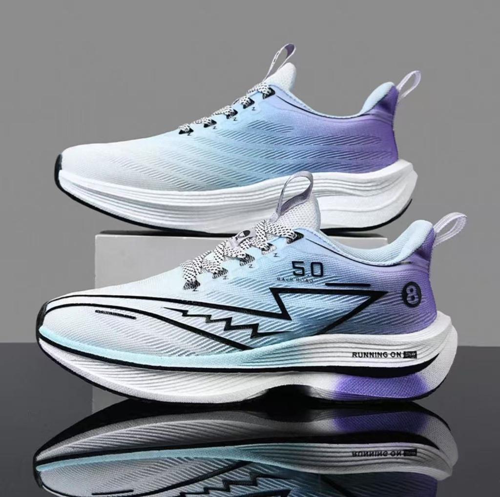 Sports running shoes women's red rabbit series 8pro couple primary and secondary school students professional racing shock absorption carbon board