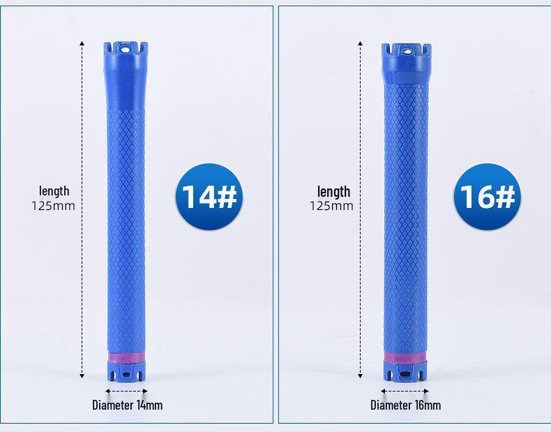 Цифровые плойки для завивки волос 24 В: Длинные термобигуди для салонного использования, Черный стиль "Вихрь"