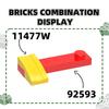 333 шт./лот 11477W Наклонный изогнутый элемент 2x1 Деталь Moc Цветные Аксессуары Совместимые с Кирпичиками DIY Детская Игрушка Строительная Сборка Детали