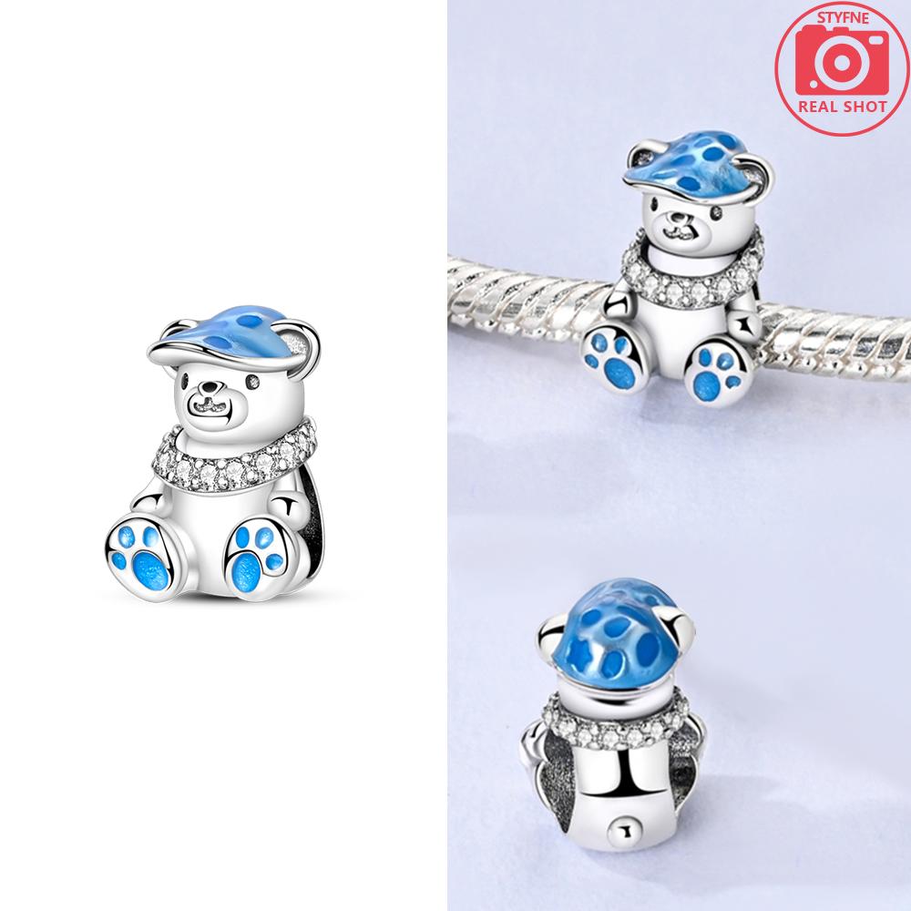 New Silver 925 Angel Sculpture Charms Heart Beads Fit Bracelet for Women Jewelry Party Beads DIY Fine Jewelry Gifts