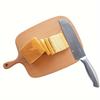 1Pc Beechwood Multipurpose Tray - Serving Board for Breakfast, Coffee Shop, Pizza, Bread, Fruit, Vegetable & Party Sushi