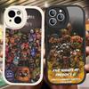 Кожаный чехол для телефона F-FNAF Five-nights-At-Freddys для iPhone 15 14 13 Pro Max 12 11 16 Plus Чехол для телефона