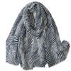 Vintage Spring and Summer Zebra-stripe Printed Scarf Headscarf Arabian Scarf Middle East Dubai Turkey Palestinian Hijab Scarves