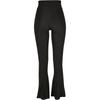 Urban Classics Womens/Ladies Ribbed Flared High Waist Leggings
