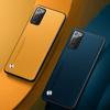 Роскошный чехол из искусственной кожи для Samsung Galaxy Note 20 Ultra Note20 5G, задняя крышка, деловой матовый силиконовый защитный чехол для телефона