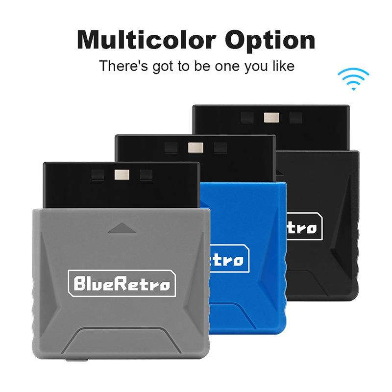 Bluetooth Adapter for PS1 PS2, Mini BlueRetro Wireless Controller Dongle, Support PS3/PS4/PS5/Switch Pro Gamepad
