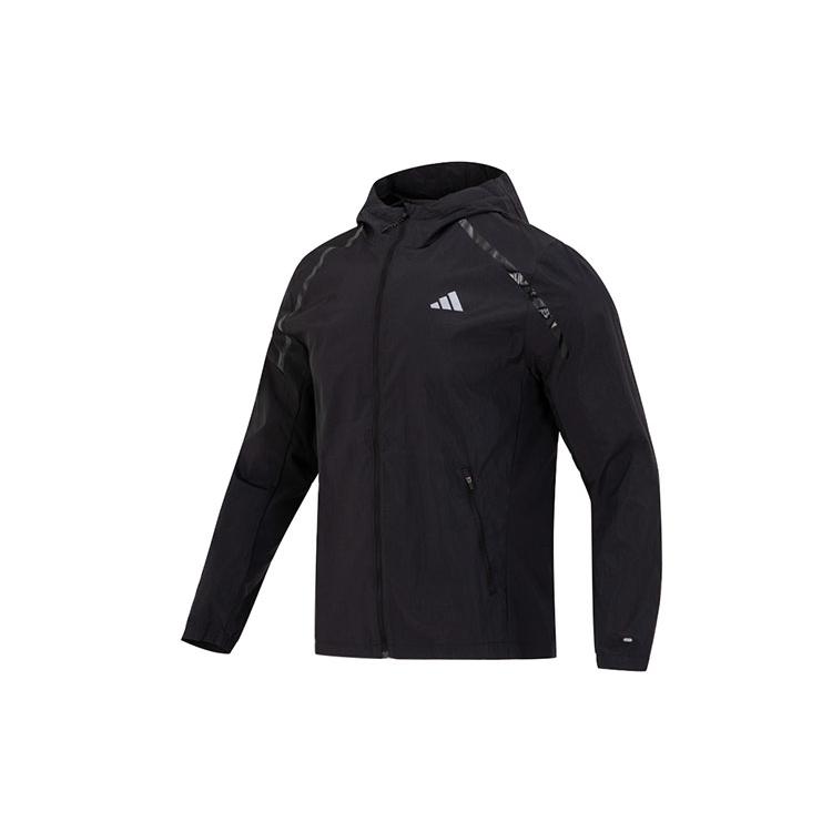 adidas Куртки Мужские Черные С Капюшоном Умеренные Инструктор IB8264
