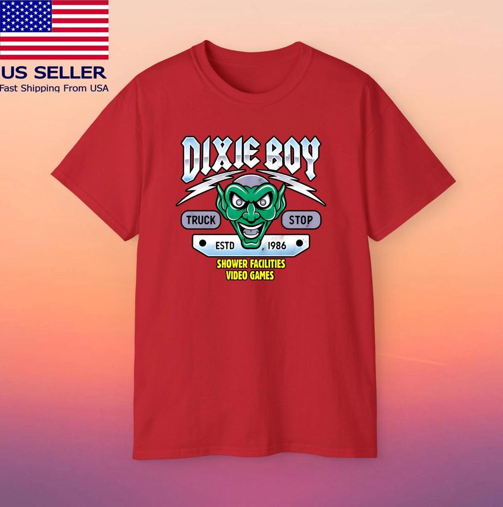 Dixie Boy Truck Stop Maximum Overdrive Red Size S-5XL