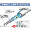 Mitsubishi Pencil Multi-Function Pen Jet Stream 2&1 0.5 Red Easy To Write MSXE350005.15