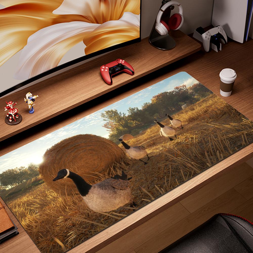 Mouse Pad Non-Slip Rubber Edge Locking Mousepads Game Play Mats Action Game The Hunter Call of the Wild for Notebook PC Computer