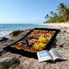 1pc Neymar15 Beach Towel, Beach and Seaside Swimming Pool Equipment, Fashion Pattern, Rectangular, Travel Essentials