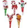 Пряничный человечек Рождественская палочка Воздушные шары С Рождеством Новым годом Воздушный шар Сценическая раскладка