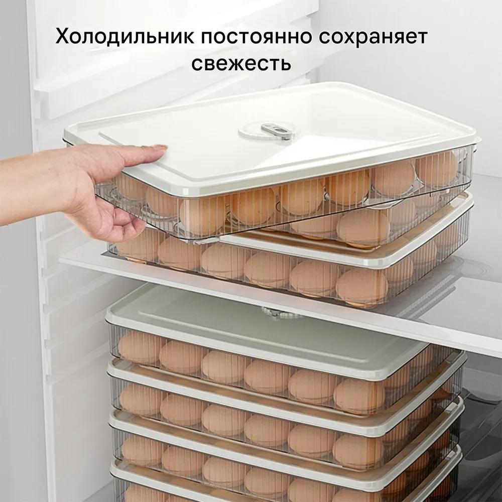 Контейнер для хранения яиц для холодильника, пищевой, для сохранения.