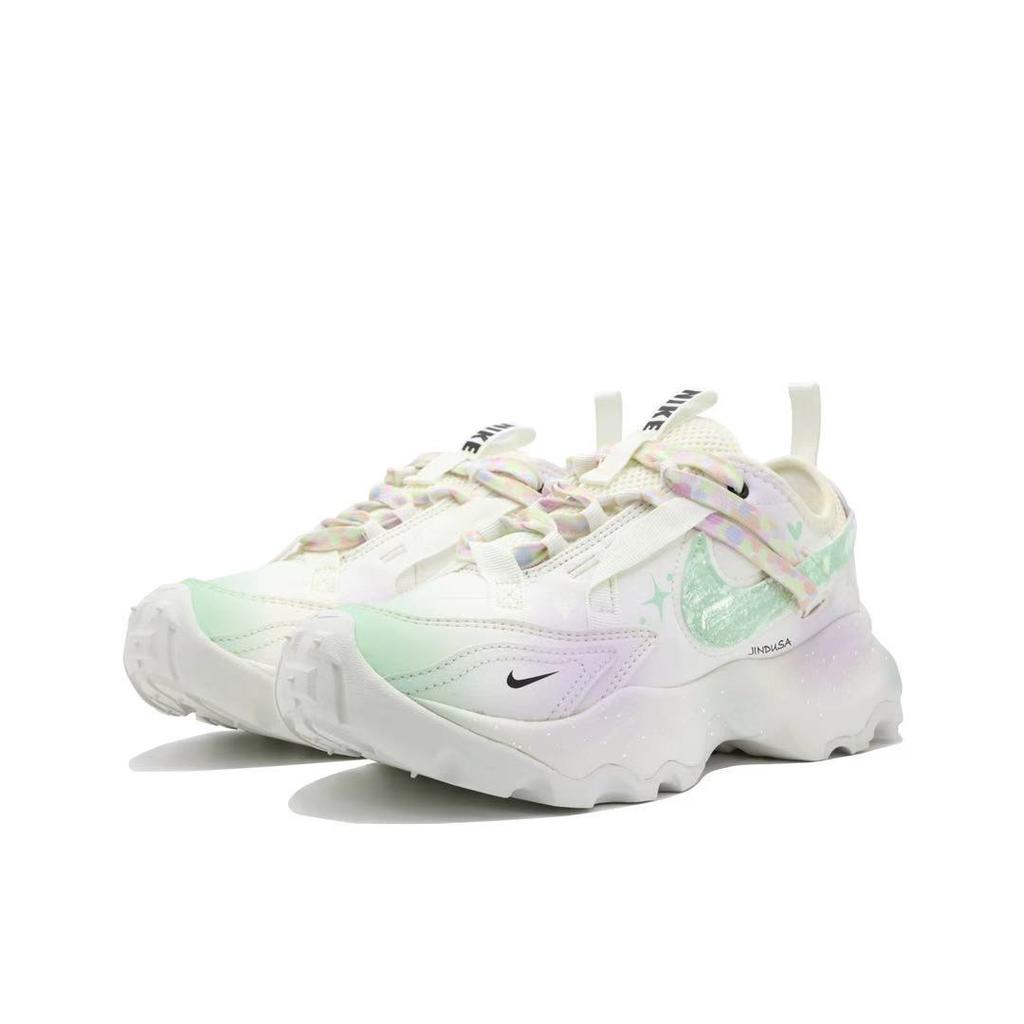 Nike TC 7900 Slip Resistant Abrasion Resistant Low top Casual Shoes Women's Green Purple DD9682-100(Team403--box)