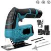 Электрический лобзик с углом наклона 45 градусов, портативный многофункциональный деревообрабатывающий электроинструмент, маленькая аккумуляторная пила