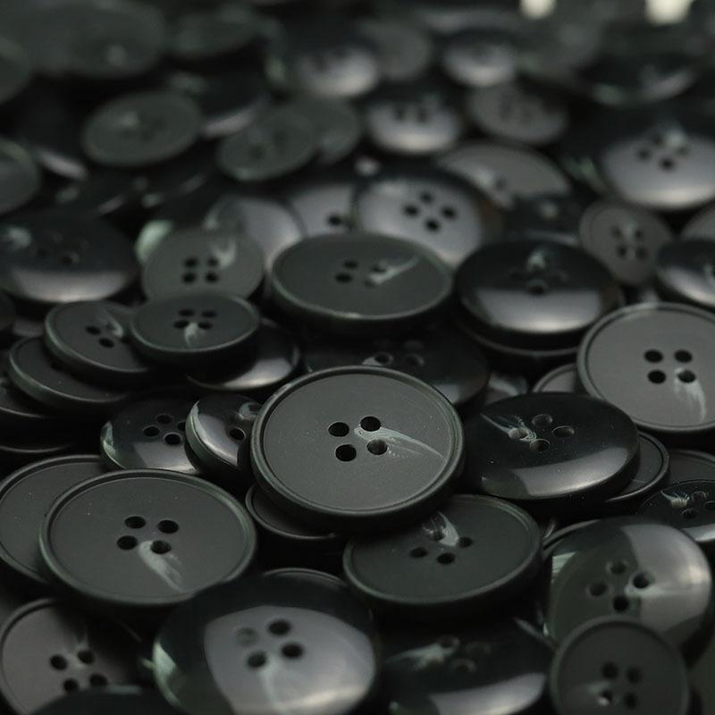 Four-Eye Resin Buckle Knitted Cardigan Cashmere Jacket Double-Sided Nylon Coat Buttons Men'S And Women'S Clothing Sweater Trench Coat Buttons