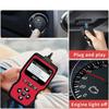Компактный сканер неисправностей двигателя OBD2 с поддержкой 10 языков и большим дисплеем для быстрой диагностики проблем автомобиля