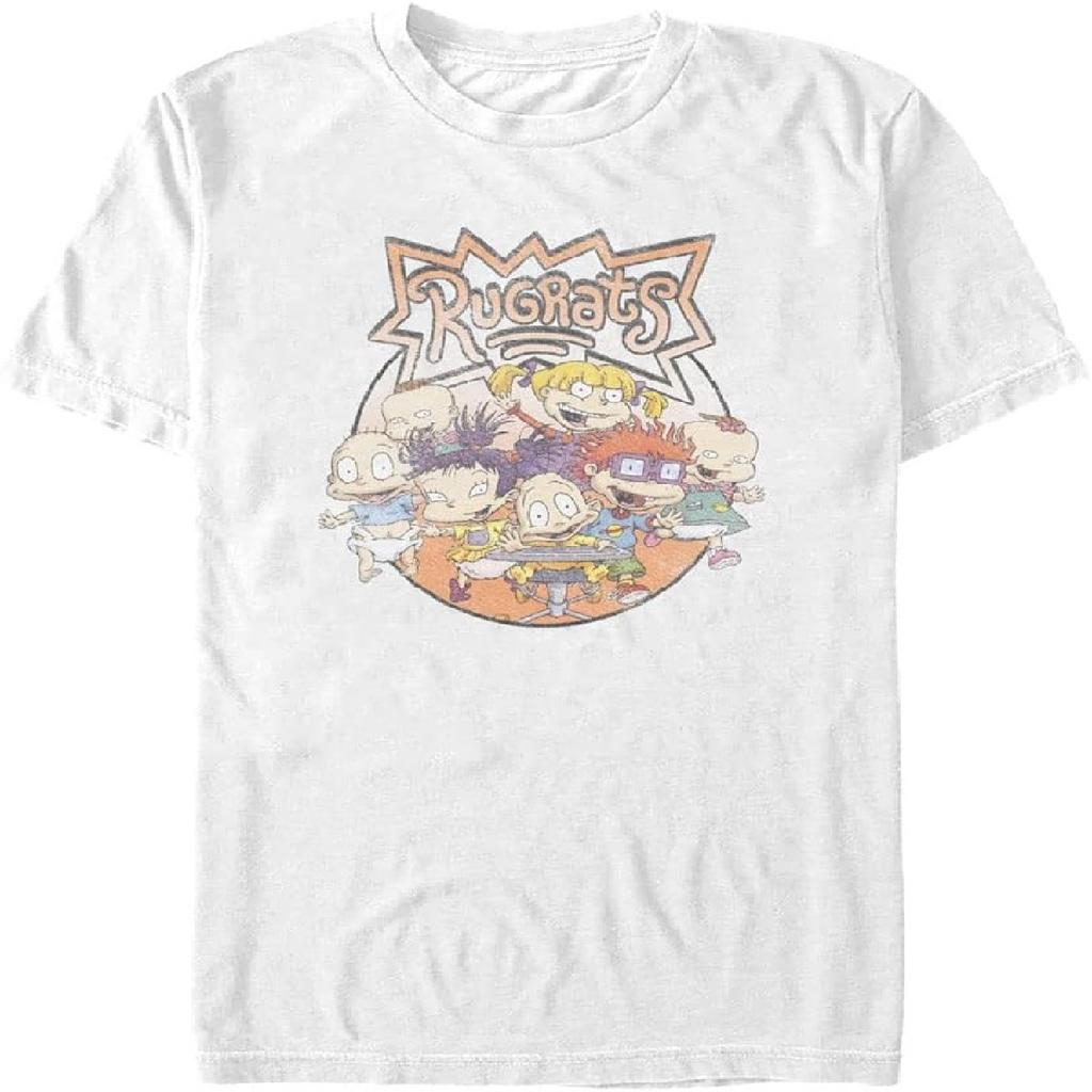 Nickelodeon Большие и высокие Rugrats Классные Крысы Мужские Топы Футболка с коротким рукавом