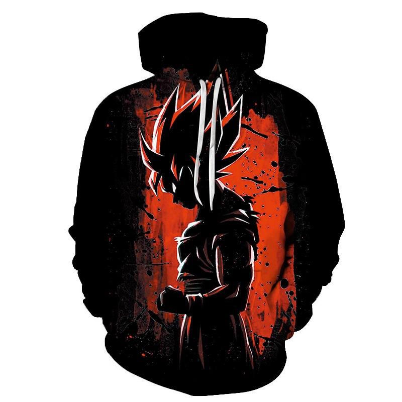 Мужские толстовки с капюшоном в стиле Харадзюку из Японии, повседневная уличная одежда, весенне-осенний пуловер, модный мужской костюм с длинным рукавом, одежда с 3D принтом