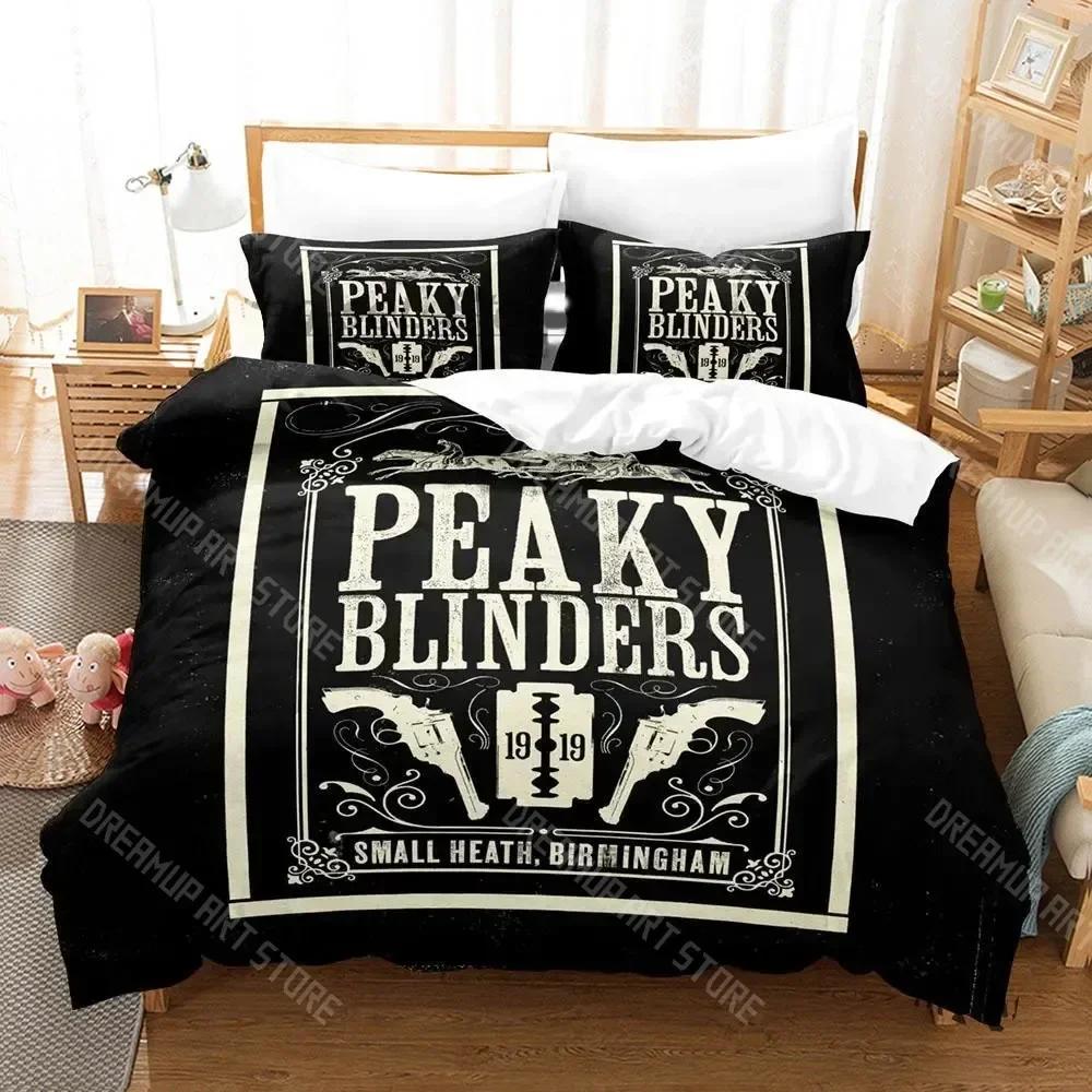 3D Print Peaky TV Blinders Bedding Set Single Twin Full Queen King Size Bed Set Aldult Kid Bedroom Duvetcover Sets bed sheet set