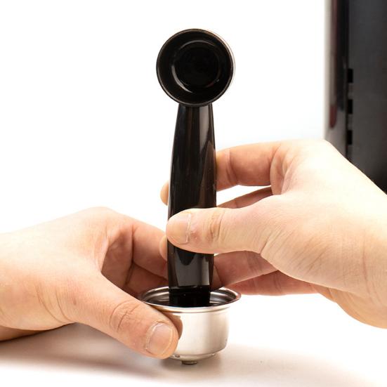 Совок для кофе с двойной головкой, ложка для трамбовки, 20 мл, молоток для порошка, трамбовка с длинной ручкой, многофункциональные кофейные инструменты для трамбовки зерен эспрессо