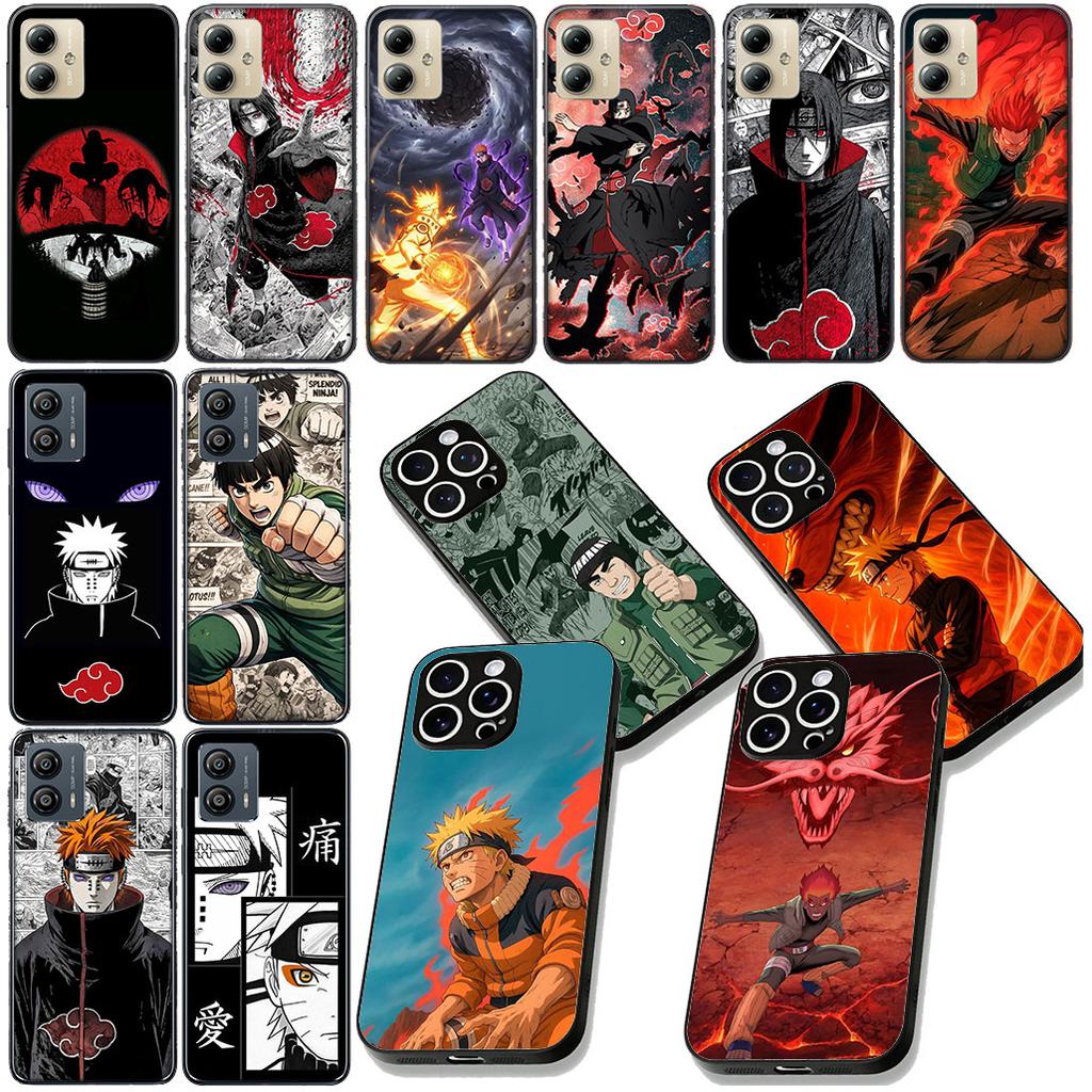 Might Guy Itachi Uchiha Narutos Pain Akatsuki Case for Motorola Moto Edge 50 30 Fusion 40 NEO Ultra Pro G22 G23 G35 G84 G13 G53