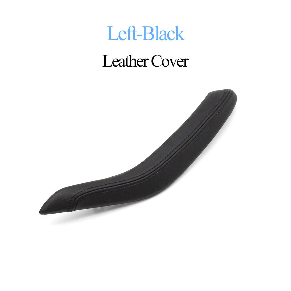 Car Front Rear Left Right Passenger Door Pull Handle Leather Outer Cover Trim Replacement For BMW X5 X6 F15 F16 2014-2018