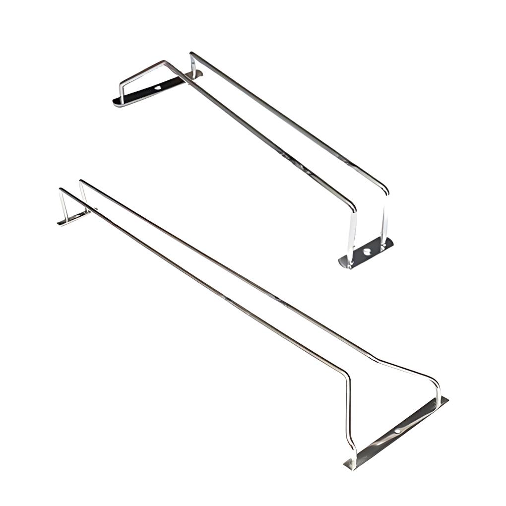 Easy Access Stainless Steel Wine Glass Rack Storage Solution Stainless Steel Wine Glass Holder