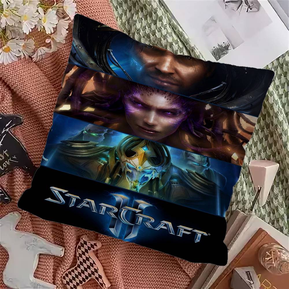 Игровые Подушки S-Starcraft 2 Персонализированные Изображение Текст Домашний Декор Подарки для Дома 45x45 см