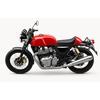 Royal Enfield "Premium Touring Dual Seat With Red Cowl For Continental GT 650"