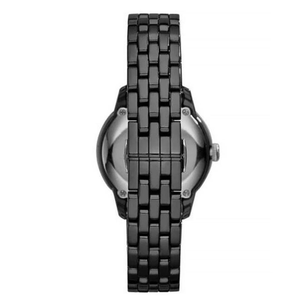Emporio Armani AR1478 Ladies Ceramica Black Crystal Watch