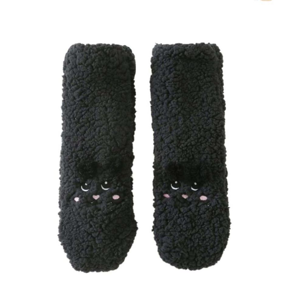 Plush Thick Thermal Socks Cartoon Fleece Sock Women Kawaii Floor Socks  Indoor