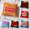Модная наволочка для подушки Burger King, премиальный комфорт, двусторонняя наволочка - Дизайн "Два в одном" для любой комнаты и салона автомобиля