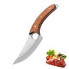 Stainless Steel Boning Knife Hand Forged Kitchen Knife Camping Outdoors Hand In Hand with A Meat Knife
