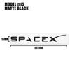 3D ABS Logo Letters Car Trunk Fender Side Badge Decal For Tesla Model Y Model S Model 3 Model X Space X Emblem Sticker Accessory