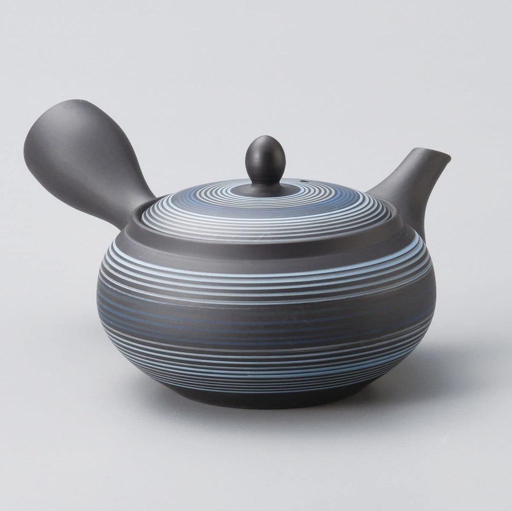 Коммерческий чайник из токонамской керамики с ситечком J-kitchens 'Made in Japan', 340 мл,