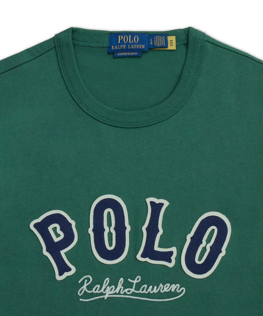 POLO RALPH LAUREN Custom Slim Fit Western Logo T-Shirt - Green