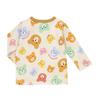 Футболка с длинным рукавом MIKI HOUSE HOT BISCUITS, для мальчиков и девочек, детская, детская одежда, многоцветная, 90 см, 73-5203-686