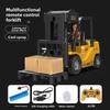 Remote Control Alloy Fork Lift Truck Crane Toy Lift Spray Simulated Sound Design