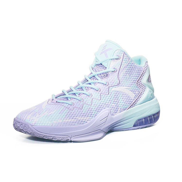 Anta KT3 Thompson 3 Team Shock Absorption Non-Slip Wear-Resistant Low-Top Basketball Shoes Men Sneaker Purple Blue 11741105-14