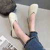 Retro Soft Sole Single Shoe for Women New Spring Summer Shallow Mouth Casual Round Toe Cute Fashionable Comfortable Flat Shoes