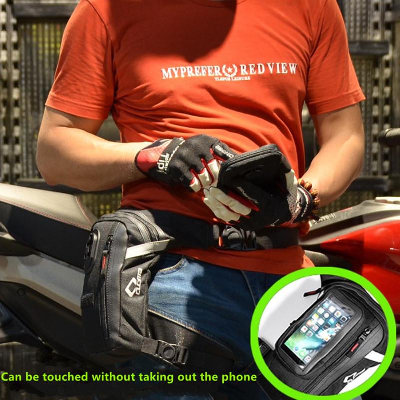 Мотоциклетная поясная сумка, Мотоциклетная поясная сумка, Прочный оксфорд, Водоотталкивающая, Сумка для рук для велосипеда, велоспорта, путешествий