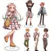 Cute Japan Anime Toilet Bound Acrylic Stand Model Jibaku Shonen Hanako Kun Yugi Amane Desk Decor Plate Holder Action Figure Toys