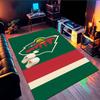 Коврик для пола хоккейной команды Minnesota Wild, подходит для помещений и улицы, коврики для кухонь, домов, офисов, гостиных, домашнего декора, рождественский подарок