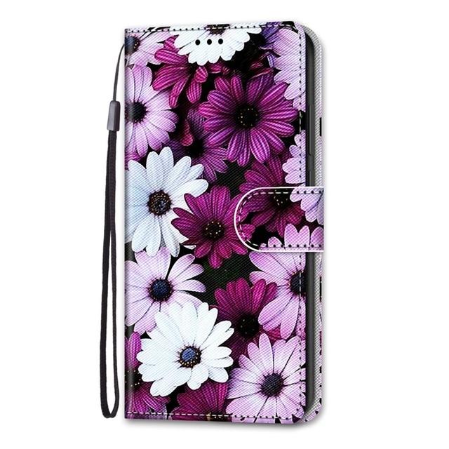 Phone Case For Samsung Galaxy M23 M33 M53 5g M32 M51 M52 M62 F62 F23 M01 Book Painted Flip Card Slot Cover Leather