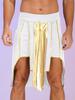 Mens Adult Sexy Greek Rome God Halloween Cosplay Costumes Contrast Color Skirts Theme Party Role Play Costume