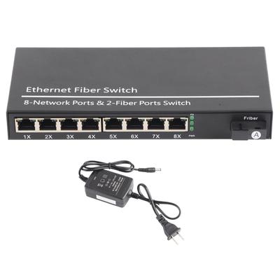 Гигабитный Ethernet-коммутатор 9 портов 10 100 1000M Tx1310nm полный полудуплексный оптоволоконный медиаконвертер для