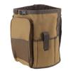 Bucket Organization Bag Round Shape Large Capacity Portable Handle Khaki Outdoor Bucket Tool Bag