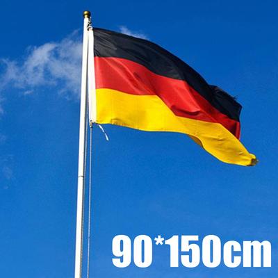 Новый флаг Германии 90*150 см, 3*5 футов, большой немецкий национальный флаг с подвесными петлями